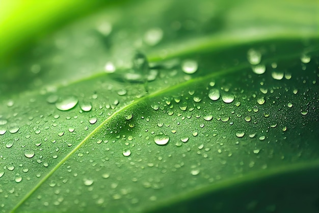 Green leaf background close up view Nature leave abstract Spectacular texture