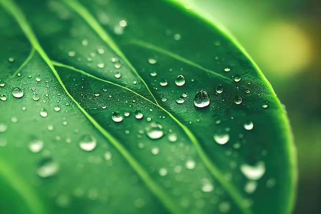 Green leaf background close up view Nature leave abstract Spectacular texture