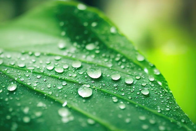 Green leaf background close up view Nature leave abstract Spectacular texture