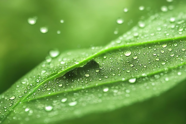 Green leaf background close up view Nature leave abstract Spectacular texture