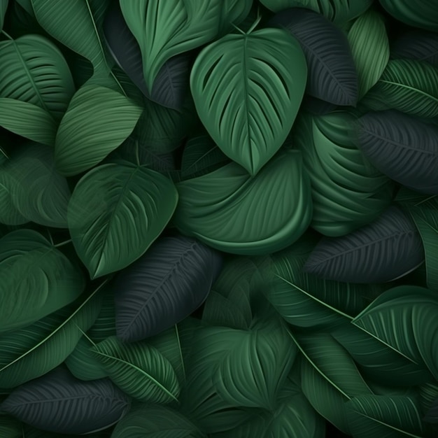 A green leaf background with the word palm on it