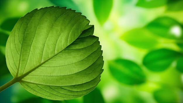 Green leaf background