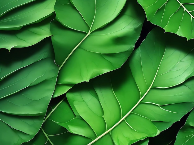 green leaf background