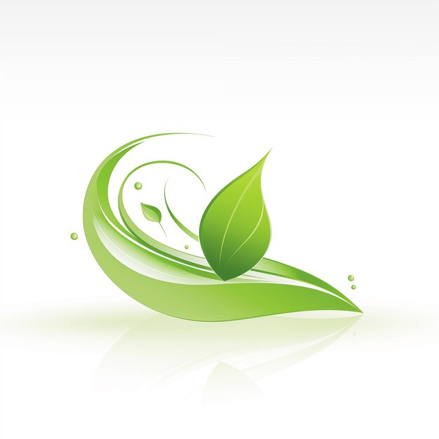 green leaf logo