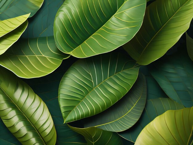 A green leaf wallpaper that is from the company tropical