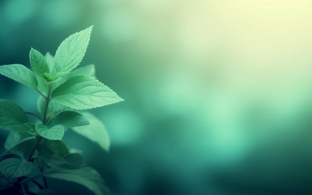 A green leaf with the word green on it