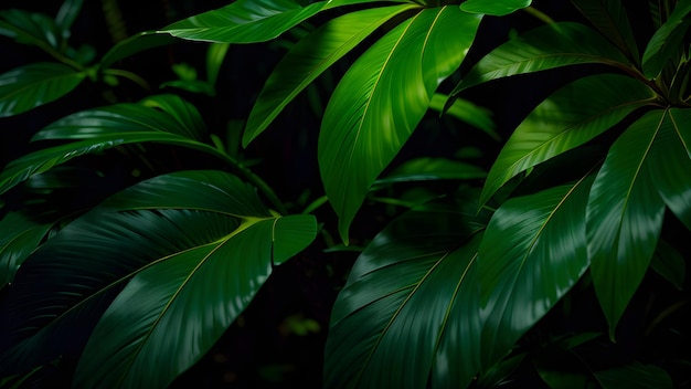 A green leaf with the word jungle on it