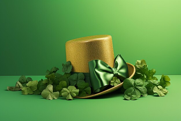 Foto folletto verde del cappello del giorno di san patrizio