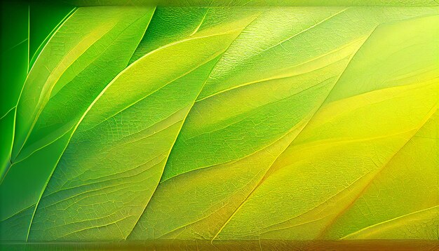 Green leafs plants pattern background generative AI