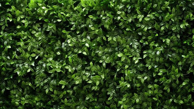 green leafy wall