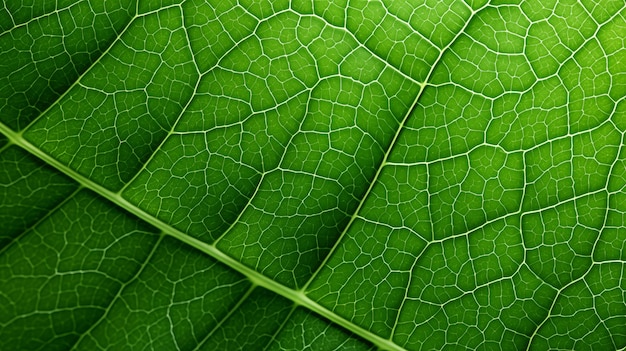 green leaves abstract background close up texture of green leaf veins