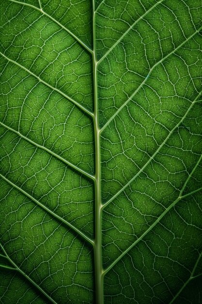 Зеленые листья Ай генеративный