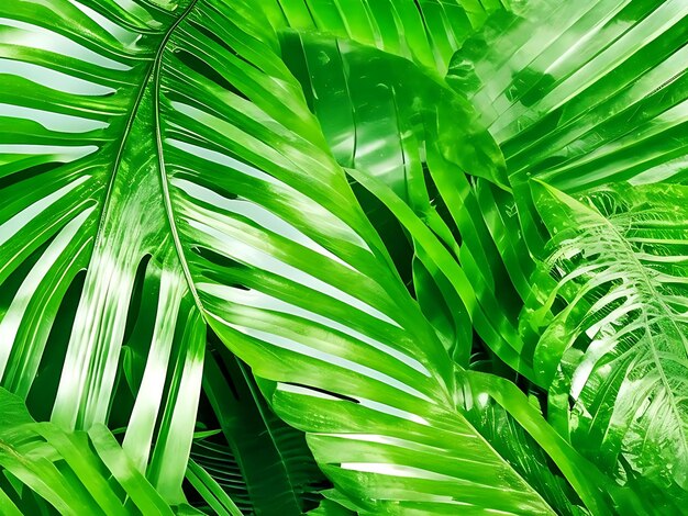 Green leaves background