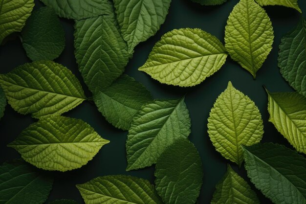 Green leaves background