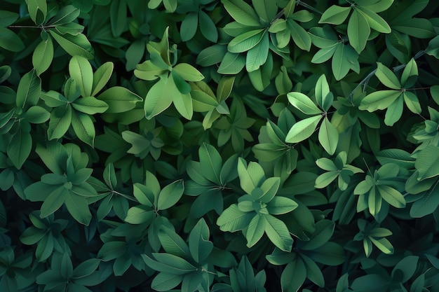 Photo green leaves in garden beauty house plant nature background