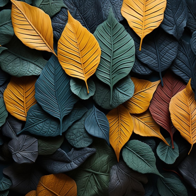 green leaves on the garden