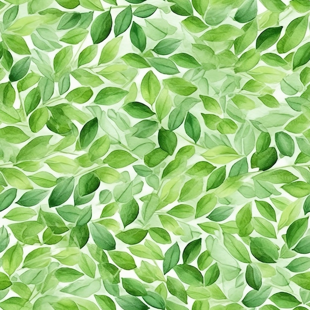 Зеленые листья шаблон