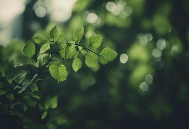 Photo green leaves