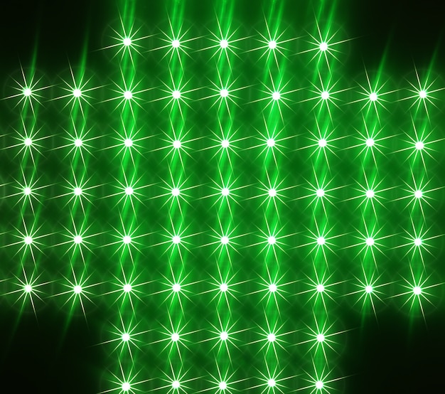 Green led cross at drugstore abstract backdrop