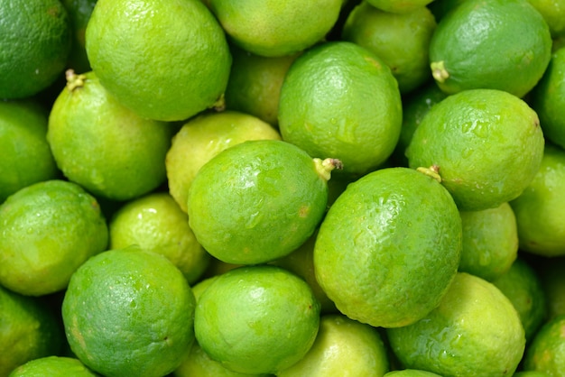 Photo green lemons