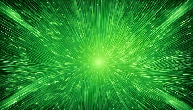 Green light abstract background