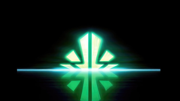 Зеленый свет показан перед зеленым светом с надписью «солнце».