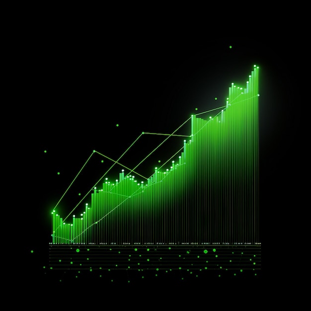 a green line that says " x " on it