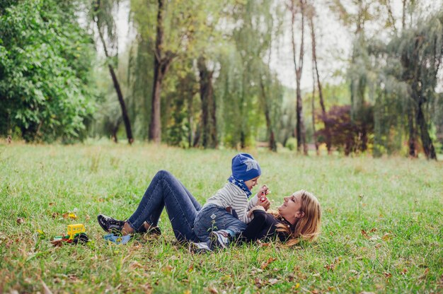 green little happiness boy mom