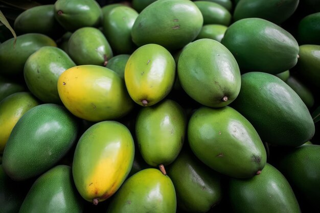 Green mangoes Generate Ai