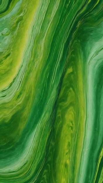 Green marble swirl background diy flowing texture experimental art