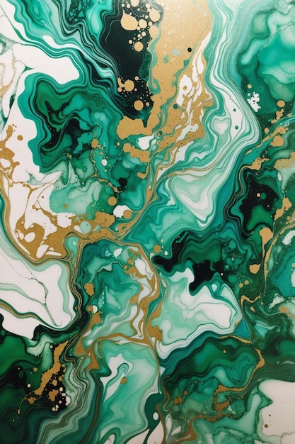 Green marble