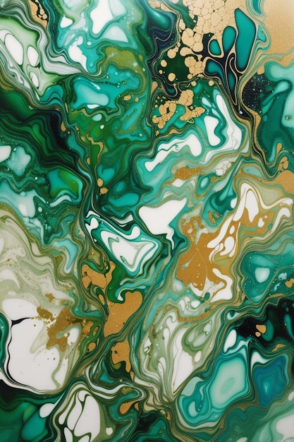 Green marble