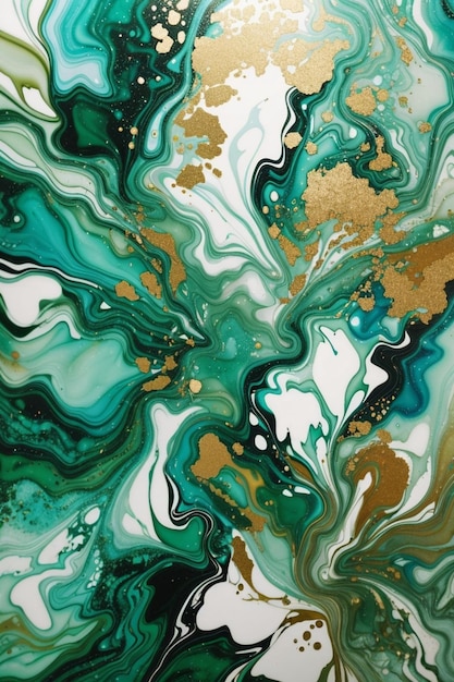 Green marble