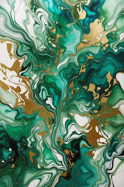 Green marble