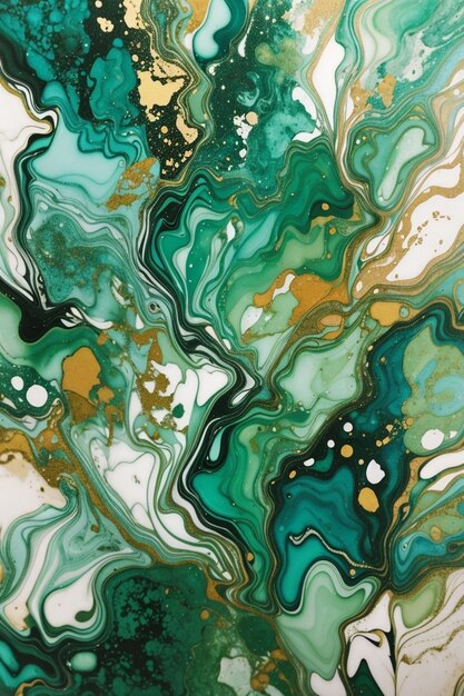 Green marble