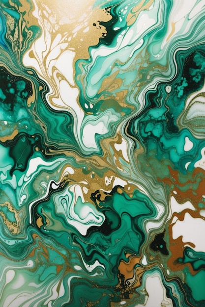 Green marble