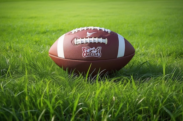 Green meadow grass field for football