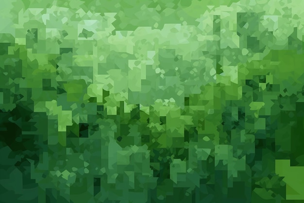 a green minecraft pixel pattern on a green background in the style of silkscreen