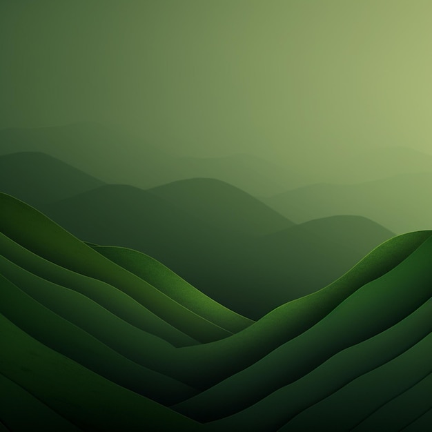 Premium AI Image  green Minimalist wallpaper