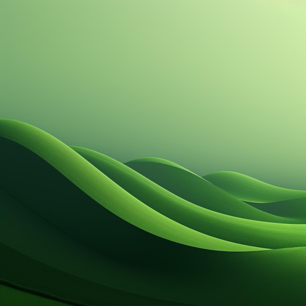 Premium AI Image  green Minimalist wallpaper