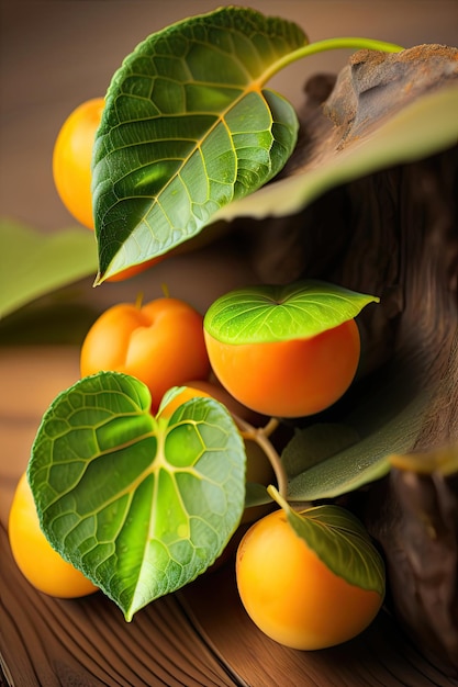 Green mold on apricots