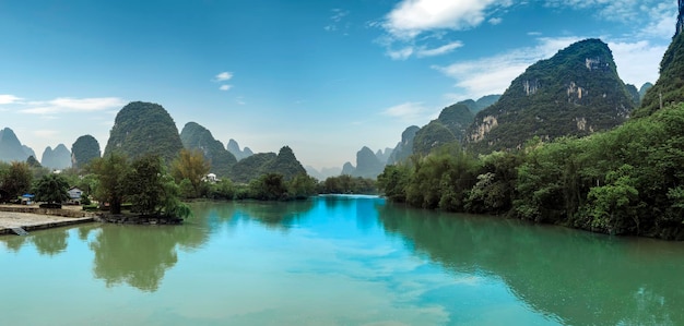 Green mountains and green waters in Guilin Guangxi