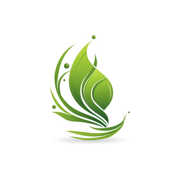 Green Naturals Een vectorgebaseerd logo voor Kratom Supplement Business op een witte achtergrond