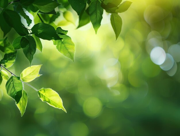 Photo green nature background