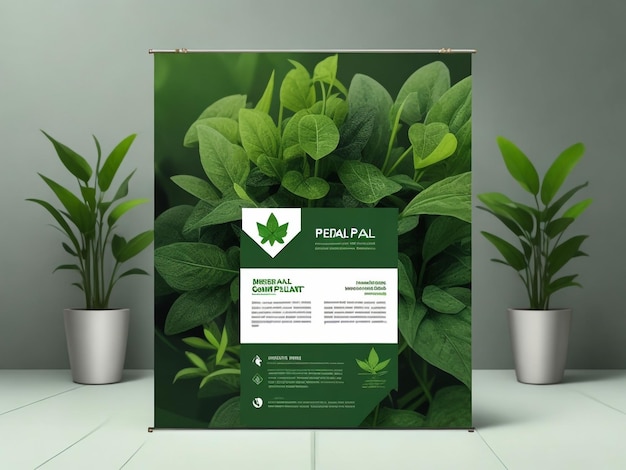 Green Nature Concept Template Corporate Flyer