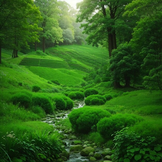 Photo green nature