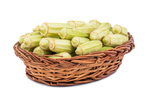 Green okra Vegetable or Lady Finger