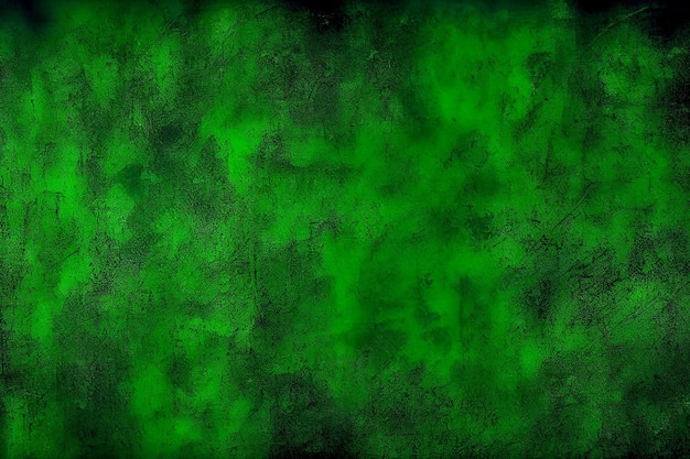 Green old grunge background generative ai