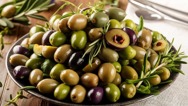 Green olives