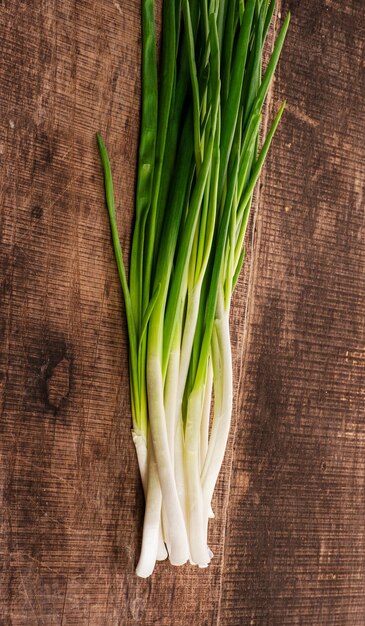 Green onions cut into slices